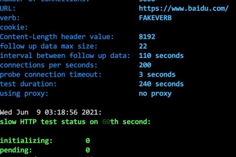 slowhttptest簡單介紹及在CentOS環(huán)境下安裝、測試
